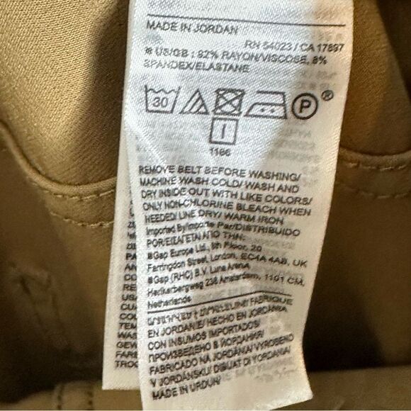 Banana Republic Refined Utility High Waist Pants in Brown | Size 14 - Picture 9 of 9